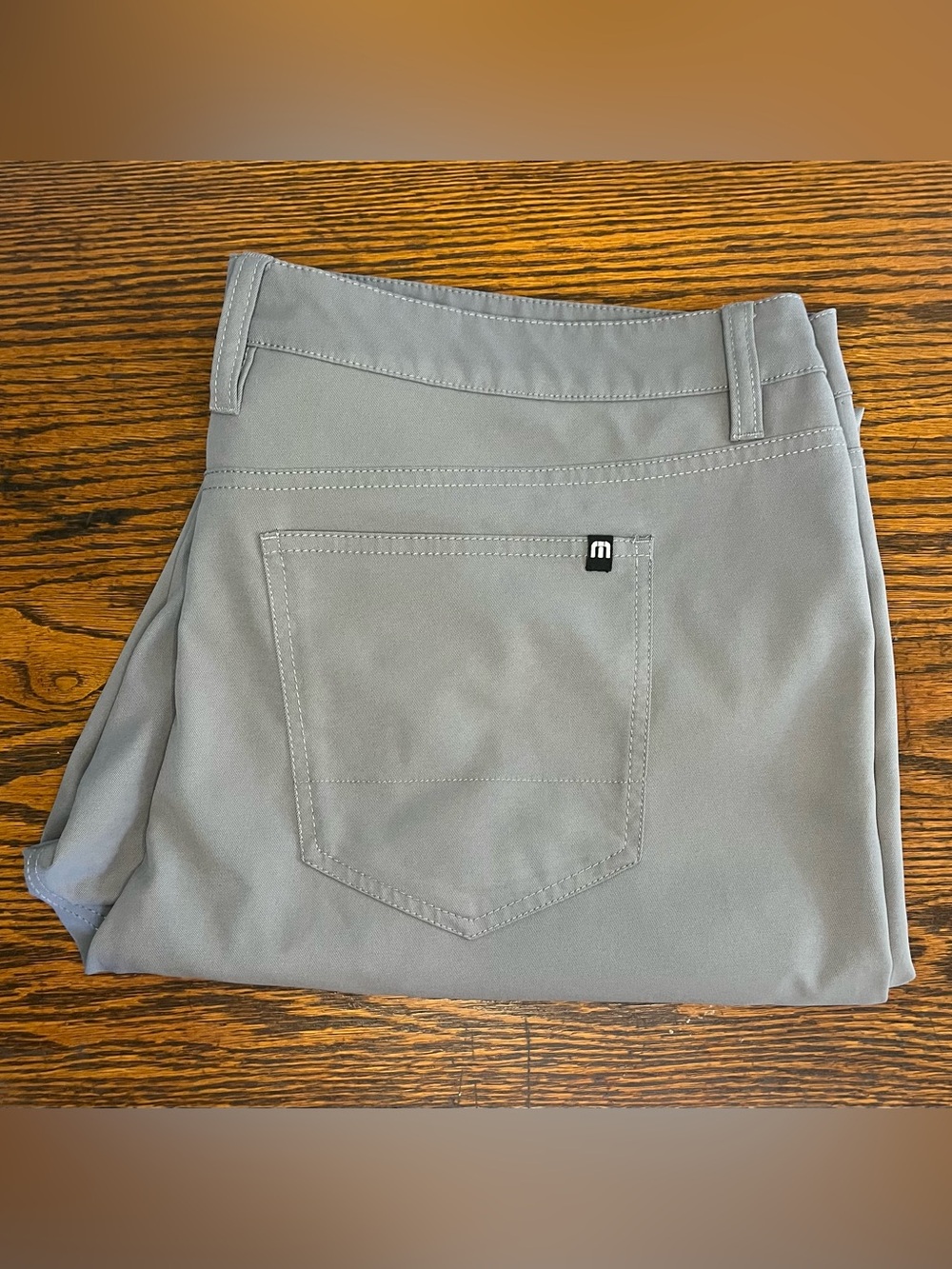 Travis Mathew Open to Close Pants Mens Size 40 Gray Performance Stretch Golf